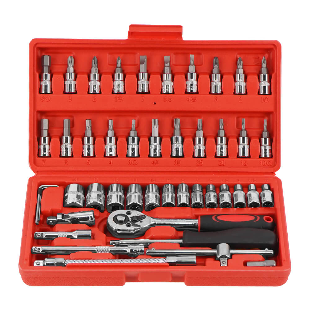 ชุดบ็อกซ์ InnTech รุ่น WKT-46PCS 1/4 นิ้ว แพ็ก 46 ชิ้น